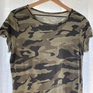 Cotton Imrie Camo T shirt Dress
